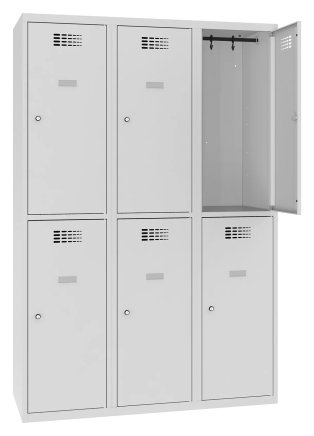 Šatní skříň kovová Sus 432 W šířka 1200 mm - 1