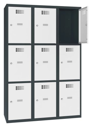 Šatní skříň kovová Sus 433 W šířka 1200 mm - 2