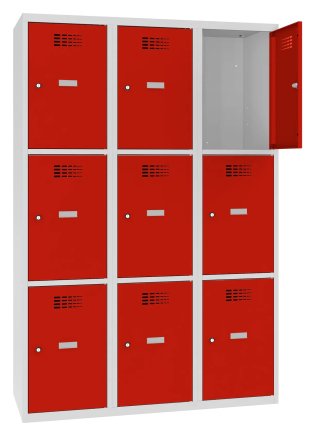 Šatní skříň kovová Sus 433 W šířka 1200 mm - 4