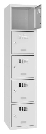Šatní skříň kovová Sus 415 W šířka 400 mm - 3