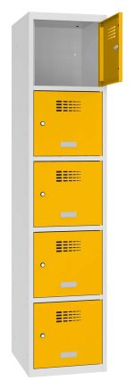 Šatní skříň kovová Sus 415 W šířka 400 mm - 6