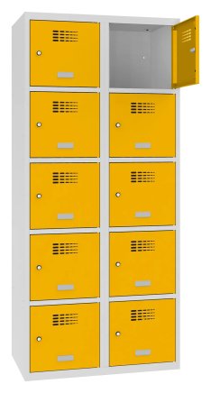 Šatní skříň kovová Sus 425 W šířka 800 mm - 6