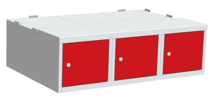Šatnový podstavec LBX 43A - 1200 mm - 4