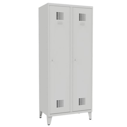 Šatní skříň kovová na nohách Sum 421 W šířka 800 mm - 1