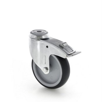 Otočné přístrojové kolo s brzdou, průměr 100 mm - 1