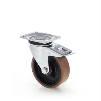 Otočné kolo s brzdou, průměr 100 mm - 1