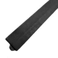 Černá gumová náběhová hrana "samice" pro rohož Diamond Plate Tile - 1