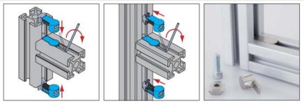 Svorka pro propojení profilů KCR1-40 - 3