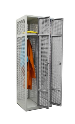 Šatní skříň dvouoddílová děrovaná 22368 - 3