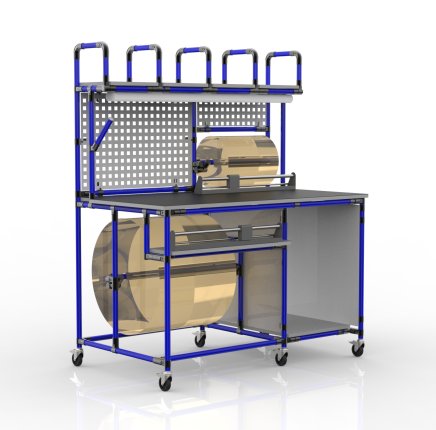 Univerzální balicí stůl 23020154, 2x řezačka - 3