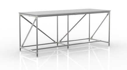 Dílenský stůl z trubkového systému šíře 2000 mm, 240405312 - 4