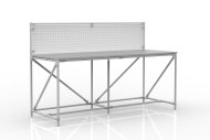 Dílenský stůl s perfopanelem šíře 2000 mm, 24040836 - 1