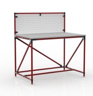 Dílenský stůl z trubkového systému s perfopanelem 240408312 (3 modely) - 2