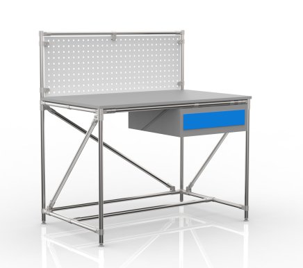 Dílenský stůl z trubkového systému s perfopanelem 240408313 (3 modely) - 4