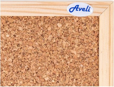Korková nástěnka AVELI BASIC s dřevěným rámem 1200x900 mm - 2