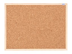 Korková nástěnka AVELI BASIC s dřevěným rámem 1200x900 mm