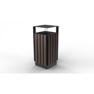 Venkovní odpadkový koš Recyklát II. bezúdržbový