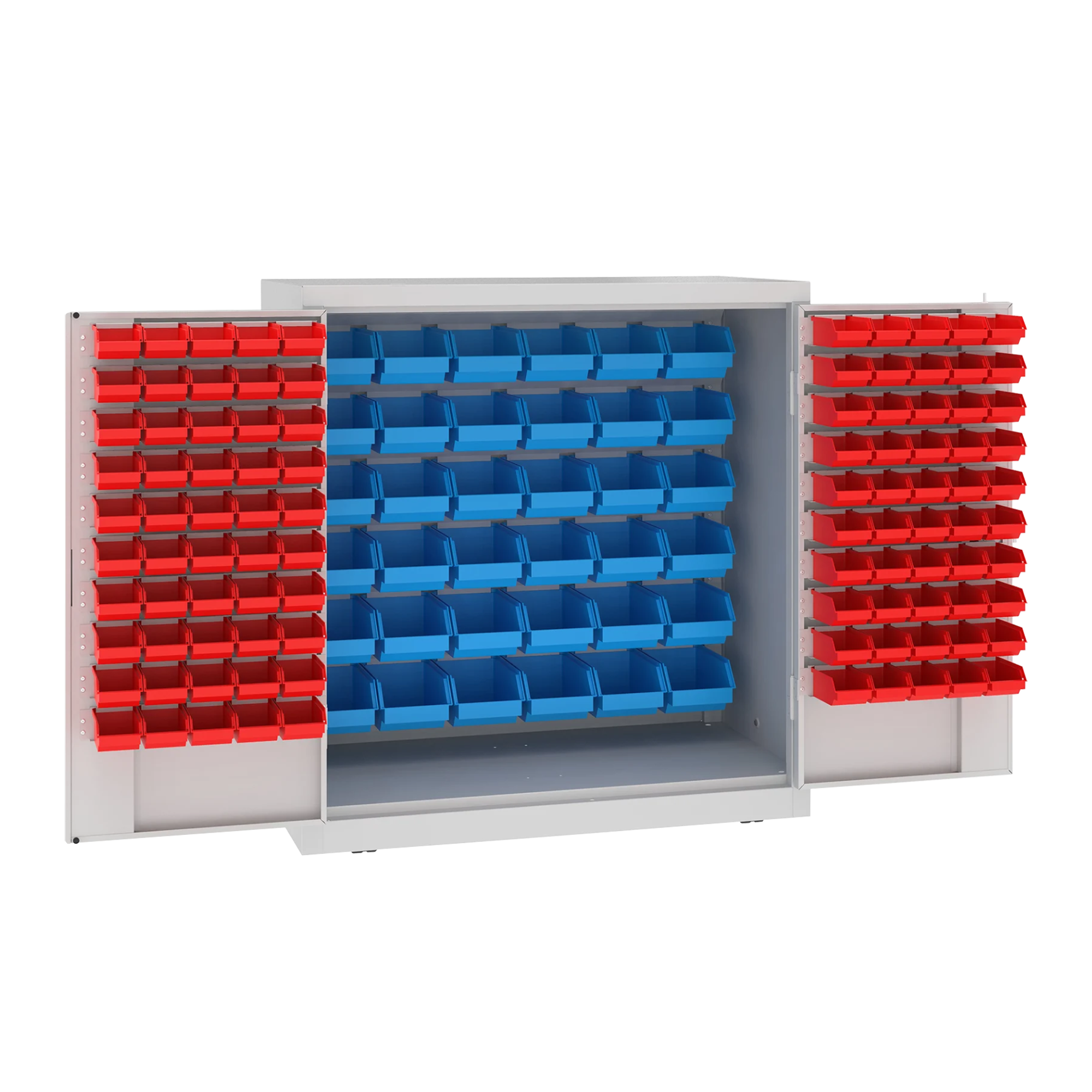 Dílenská skříň MSW110/5-10s s plastovými boxy - 1