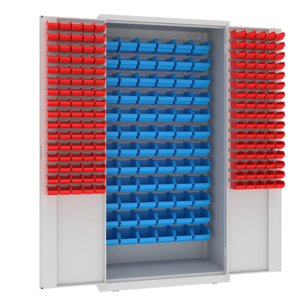 Dílenská skříň MSW210/5-08s s plastovými boxy - 1