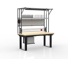 Elektricky výškově stavitelný balící stůl s řezačkou 24102230