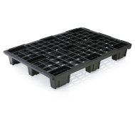 Plastová paleta lehká stohovatelná v. 130 x š. 800 x h. 1200 mm