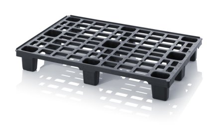 Plastová paleta ESD stohovatelná v. 150 x š. 800 x h. 1200 mm - 1