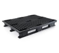 Plastová paleta lehká s ližinami v. 145 x š. 1000 x h. 1200 mm