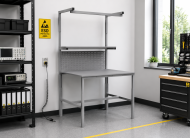 Antistatický výškově stavitelný stůl Enprag SPEXESD159, 1500 × 900 mm - 2