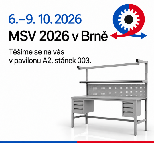 Setkejte se s námi na 67. Mezinárodním strojírenském veletrhu v Brně | Pavilon A2, stánek 003
