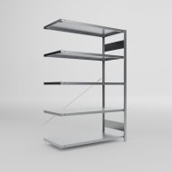 Přístavný regál 438574 Clip S3 pozink hloubky 600 mm