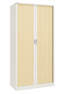 Policová roletová skříň 17123 barva bílá /javor