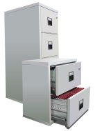 Protipožární kartotéka Fireking dvouřadá MLT-3 - 6