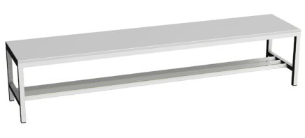 Šatnová lavice LAV 20A - šířka 2000 mm - 1