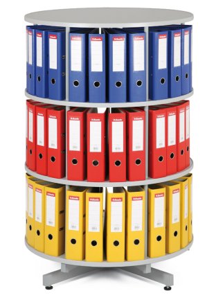 Otočné archivační skříně - 3 patra - 1