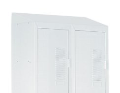 Šikmá stříška M6150 - barva šedá RAL 7035, šířka 600 mm
