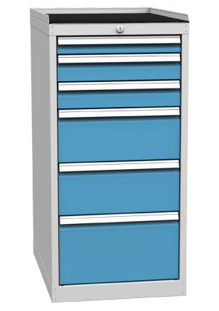 Zásuvková dílenská skříň DPO 02B - 1