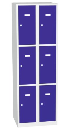 Kovová skříň s uzamykatelnými boxy typ A8233 - 1