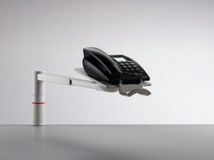Otočný držák telefonu nebo faxu ScopeMaster - světle šedá - 1