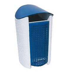 Betonový koš s kovovou stříškou 1040 - 1
