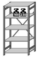 Základní regál CLIP pozink typ 14310