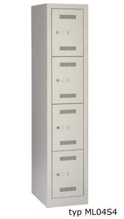 Šatní skříňka BISLEY ML04S4 - 1