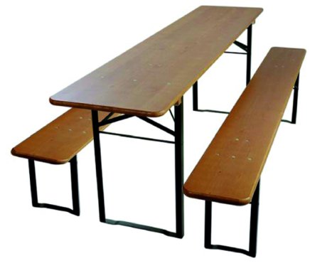 Pivní set - 2x lavice, 1x stůl - 1