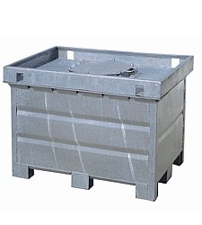 Dvouplášťový kontejner na nebezpečné kapaliny 1032 - 500 l - 1