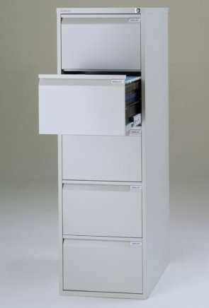 Kartotéka pětizásuvková Bisley BS5E/A4+FLS - 7