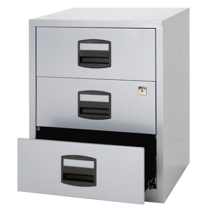 Kartotéka kovová Bisley PFAM3S - mobilní - 1