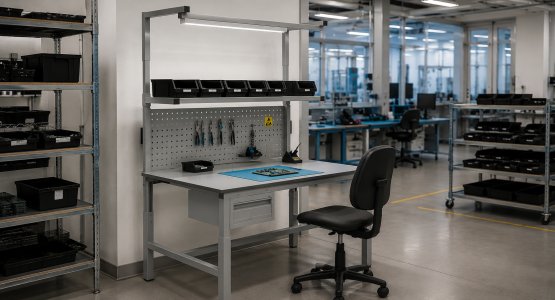 ESD antistatické stoly