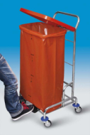 Vozík na třídění odpadu a prádla PEDALBAG I. bez vaku (5 modelů)