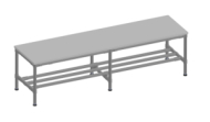 Šatnová lavice 21101905 - šířka 1500 mm