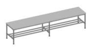 Šatnová lavice 21101905 - šířka 2000 mm