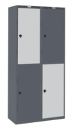 Šatní skříň čtyřdveřová dvouplášťová EBF22-3055